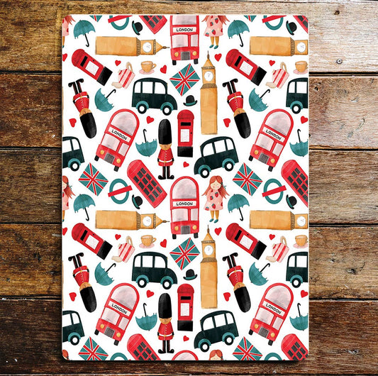 London Big Ben Royal coronation art | Metal Sign Plaque