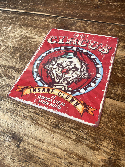 Crazy Circus | Metal Sign Plaque