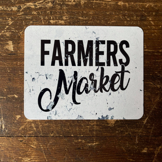 Farmers Market Farmhouse | Metal Sign Plaque