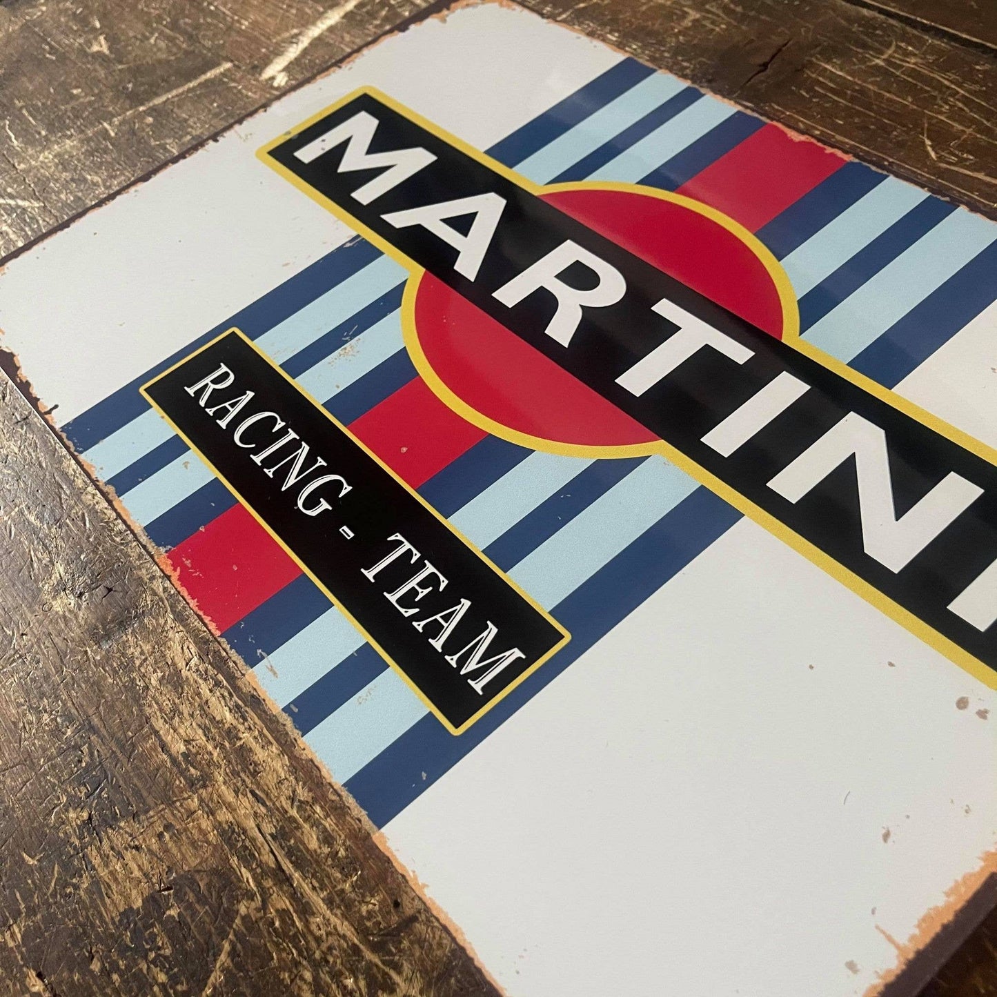 Martini Racing Team | Metal Advertising Wall Sign