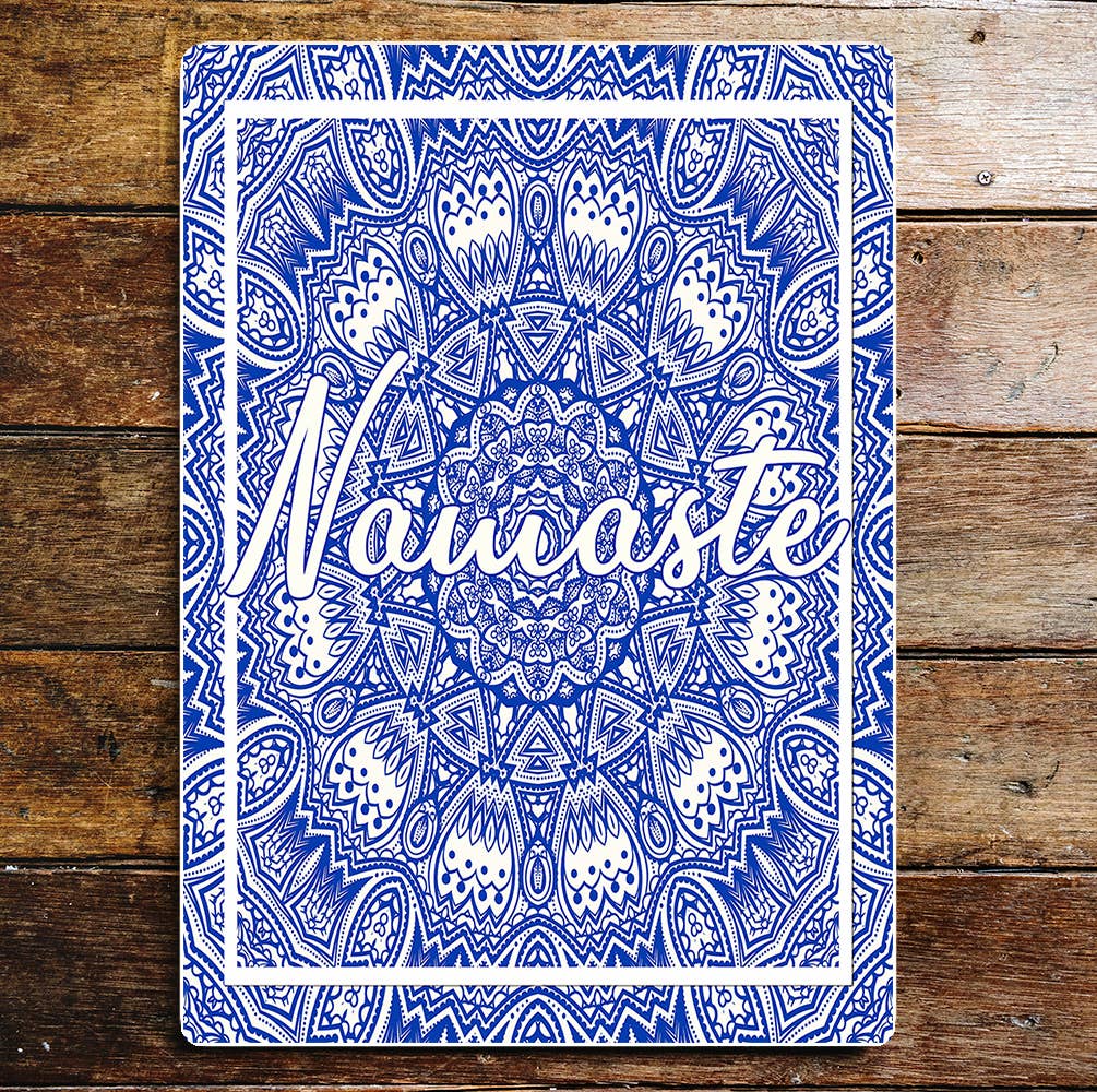 Typography lifestyle motivational art | Metal Wall Sign