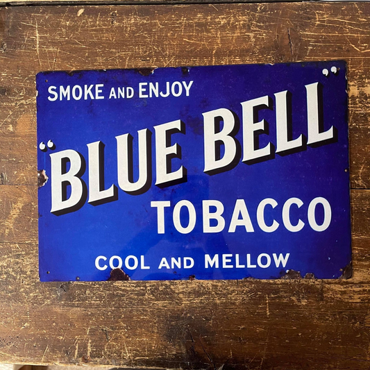 Blue Bell Tobacco | Metal Advertising Wall Sign