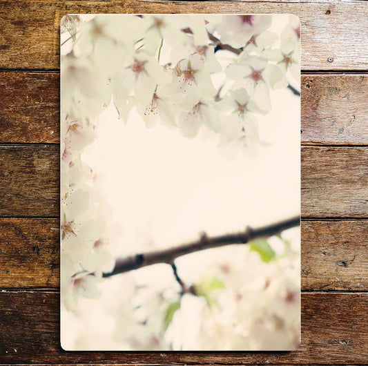 Spring Blossom nature art Metal Sign Plaque