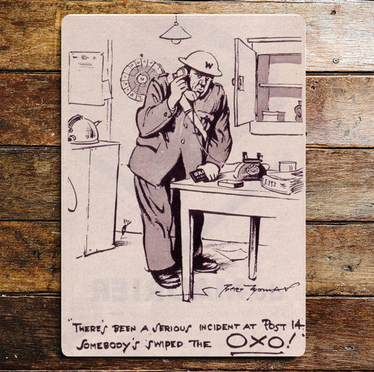 Oxo Someone Swiped the OXO Metal Sign