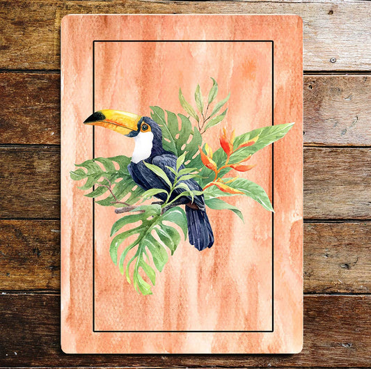 Toucan wildlife nature birds Metal Sign Plaque