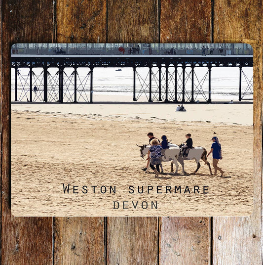 Weston Supermare Devon Travel | Metal Wall Sign Plaque