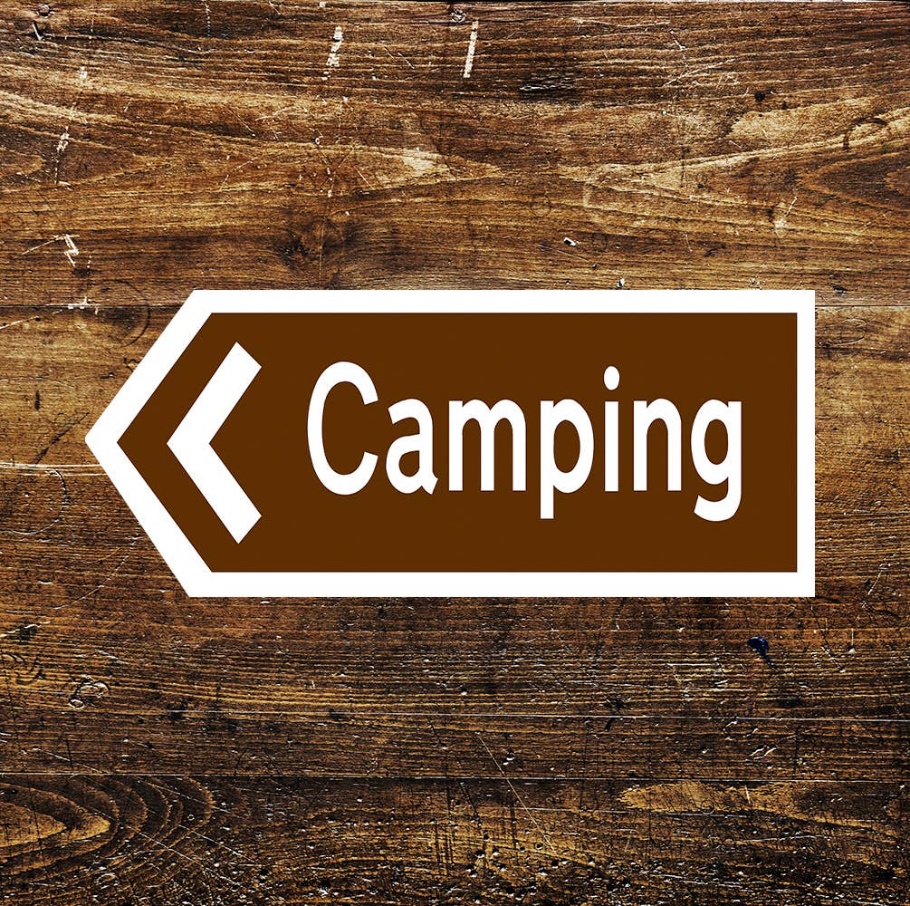 CAMPING Notice | Metal Sign