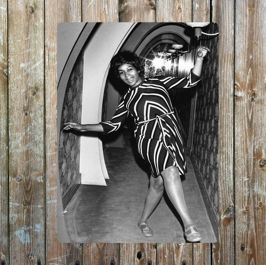 Aretha Franklin Fashion | Metal Wall Sign
