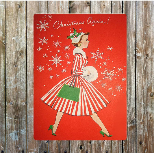 Christmas again | Metal Sign Plaque