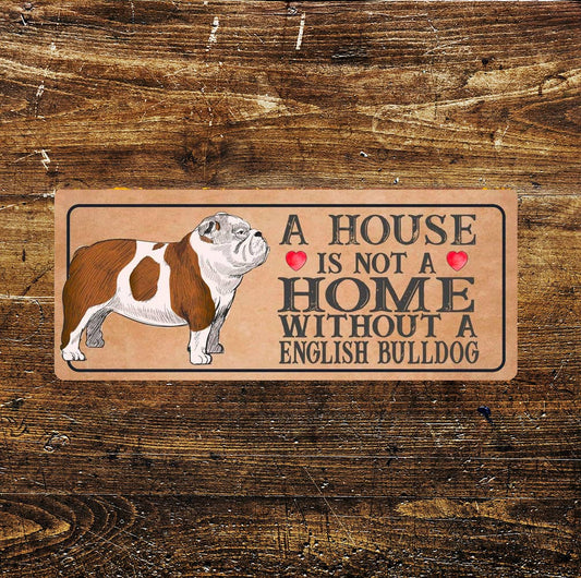 English bulldog Dog | Metal Sign Plaque