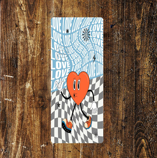 Love Love Love Bright Colourful Fun Art | Metal Sign